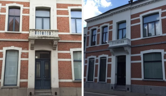 Oude gevel herstellen Geel, Antwerpen